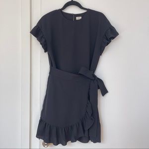 Aritzia Wilfred Black Mini Dress